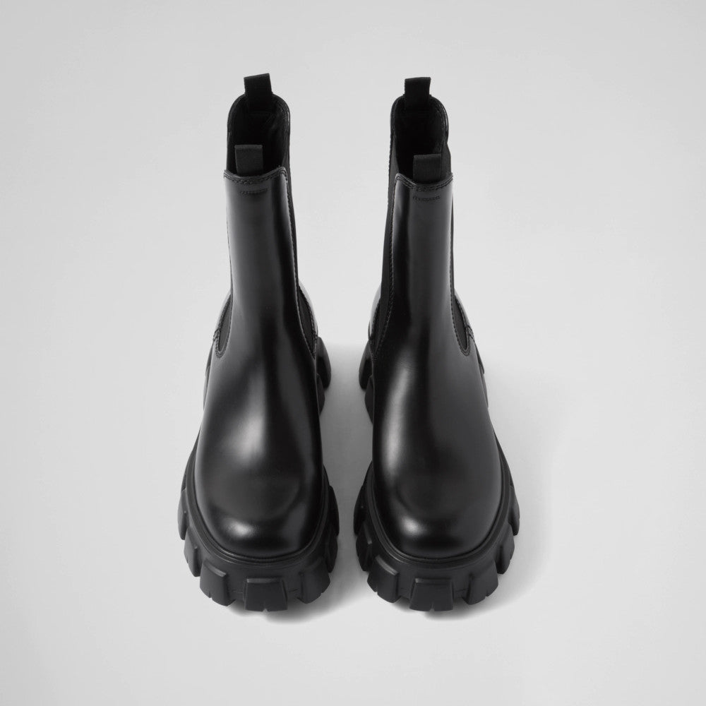 Monolith brushed leather Chelsea boots