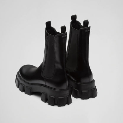 Monolith brushed leather Chelsea boots