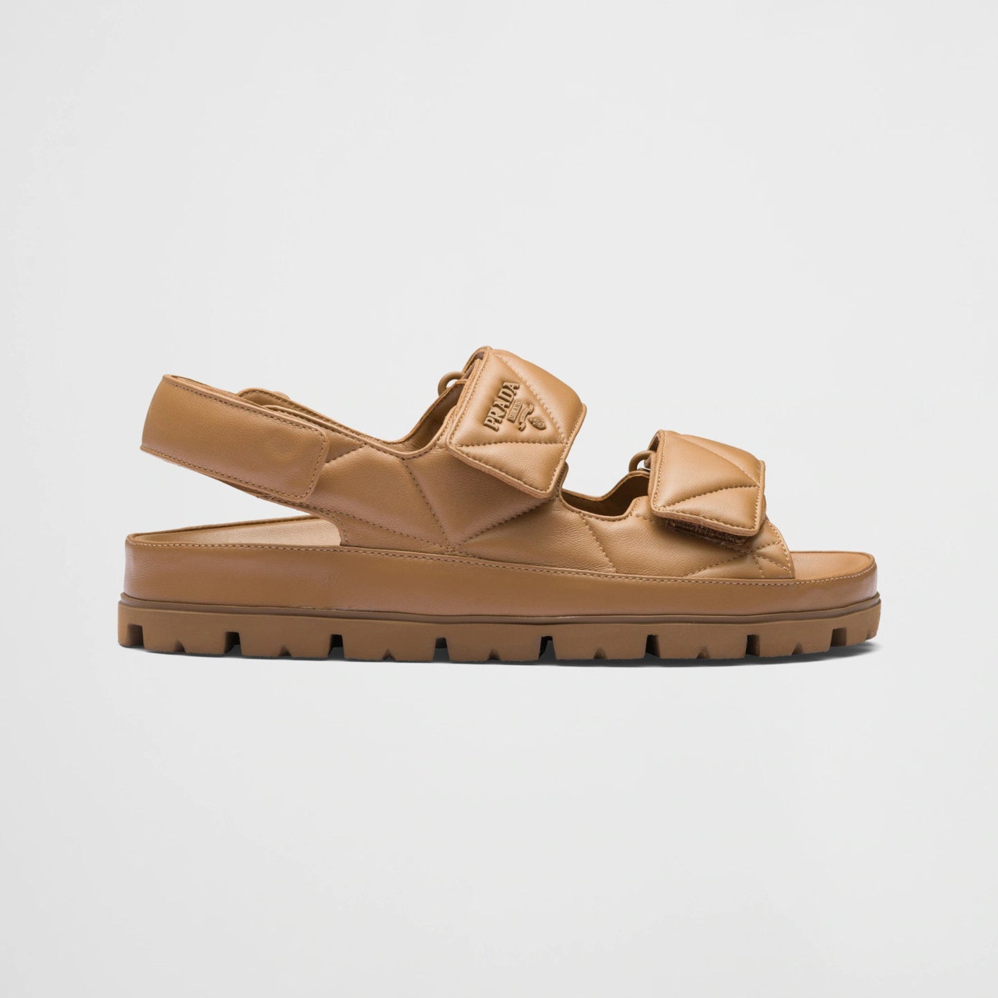 Padded nappa leather sandals