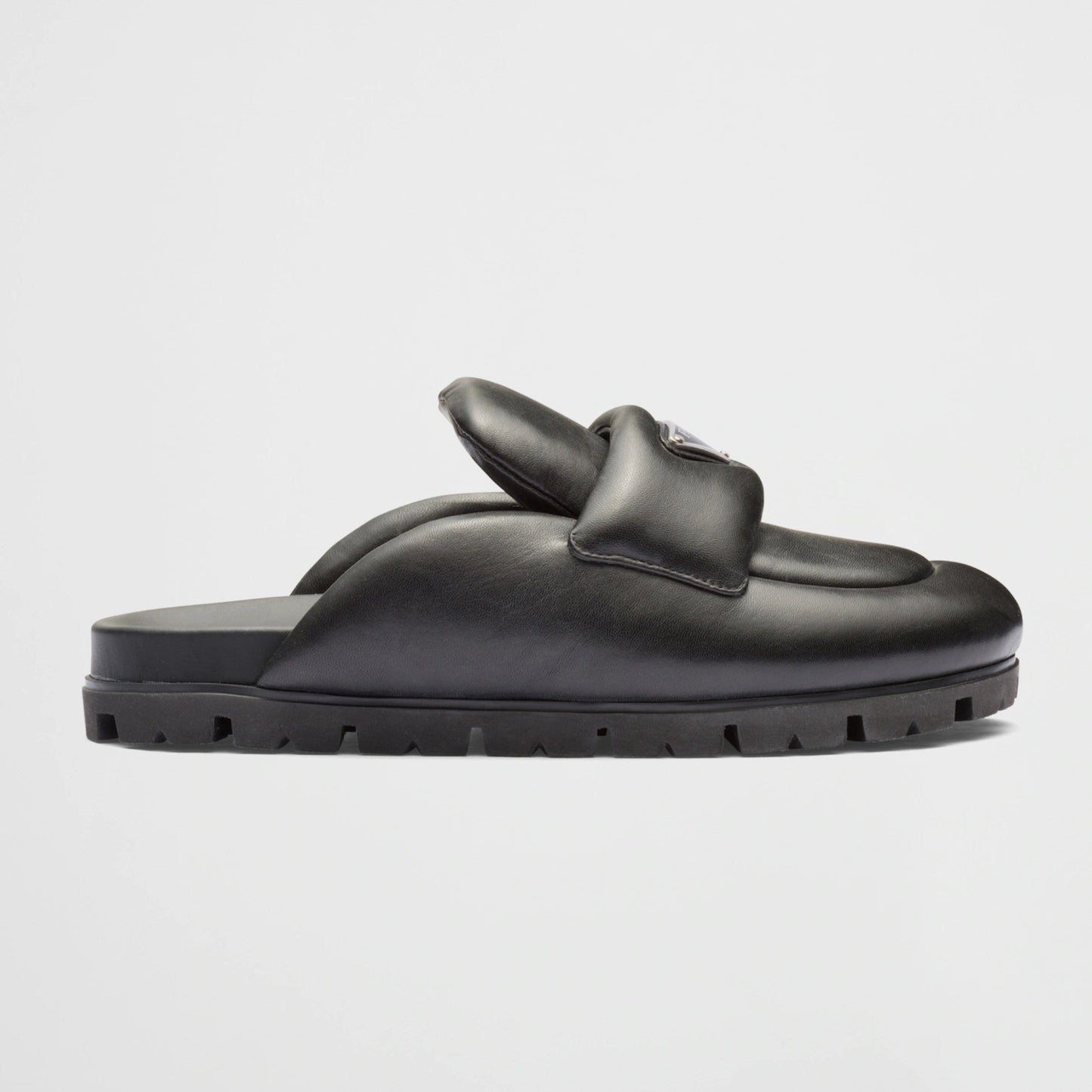 Soft padded nappa leather sabots