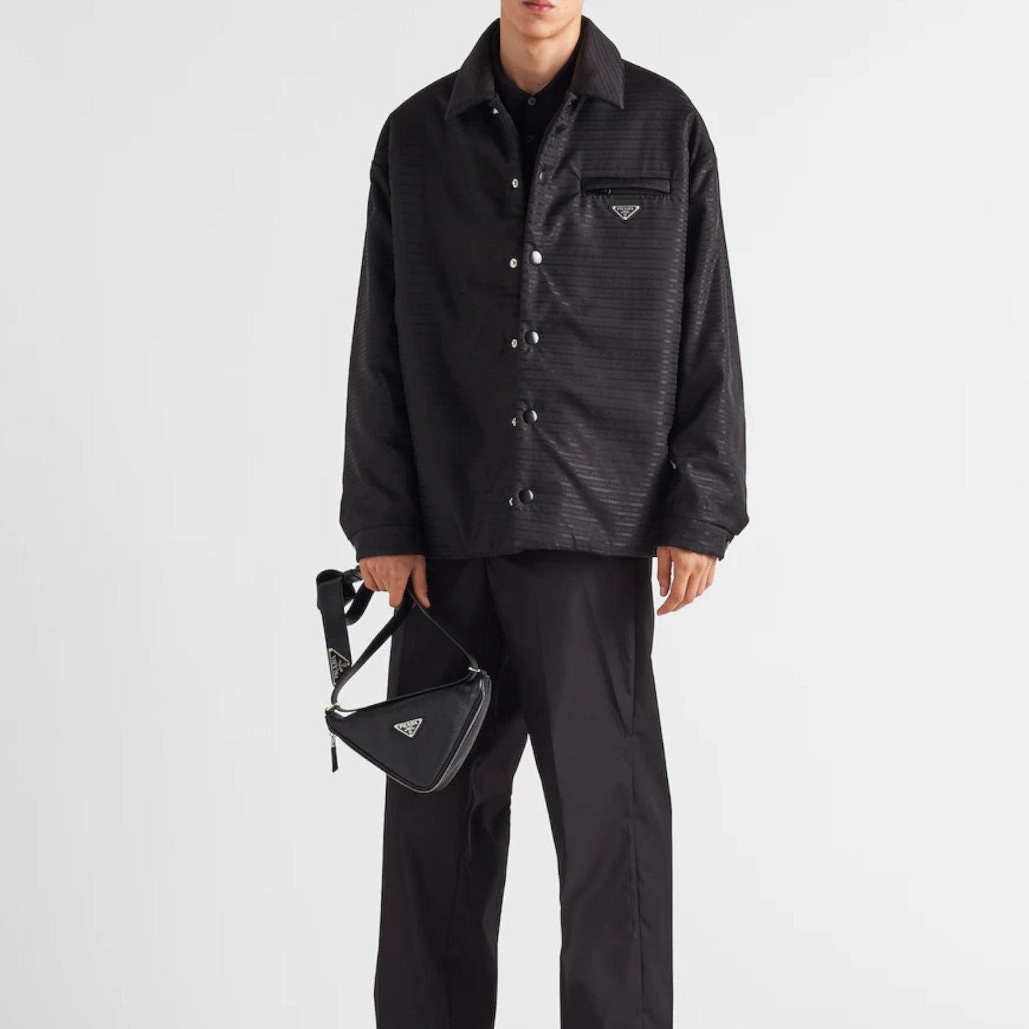 Re-Nylon padded shirt