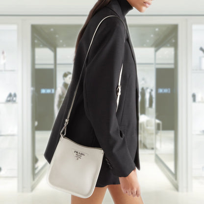 Leather mini shoulder bag