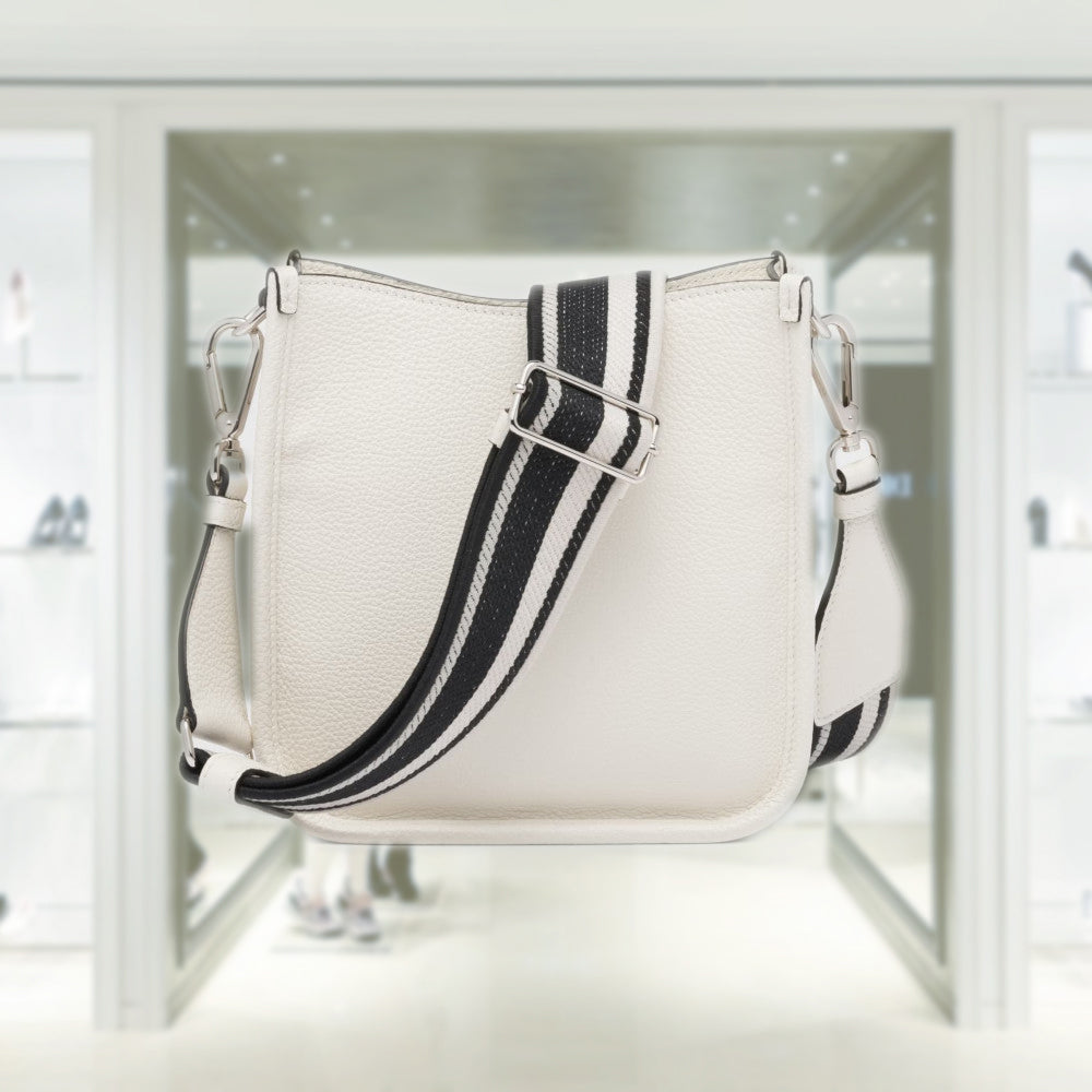 Leather mini shoulder bag