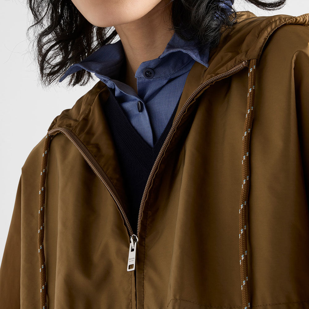 Lightweight Re-Nylon raincoat