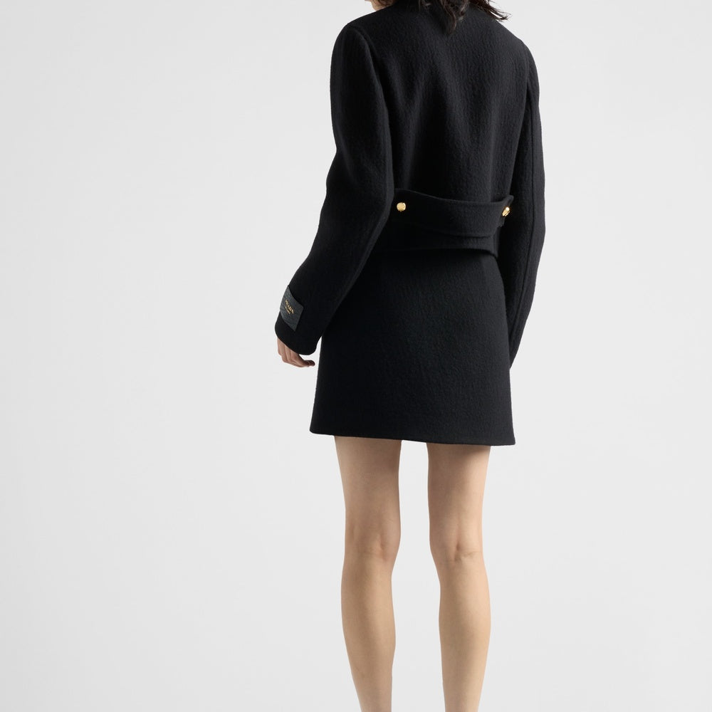 Double-breasted twill jacket