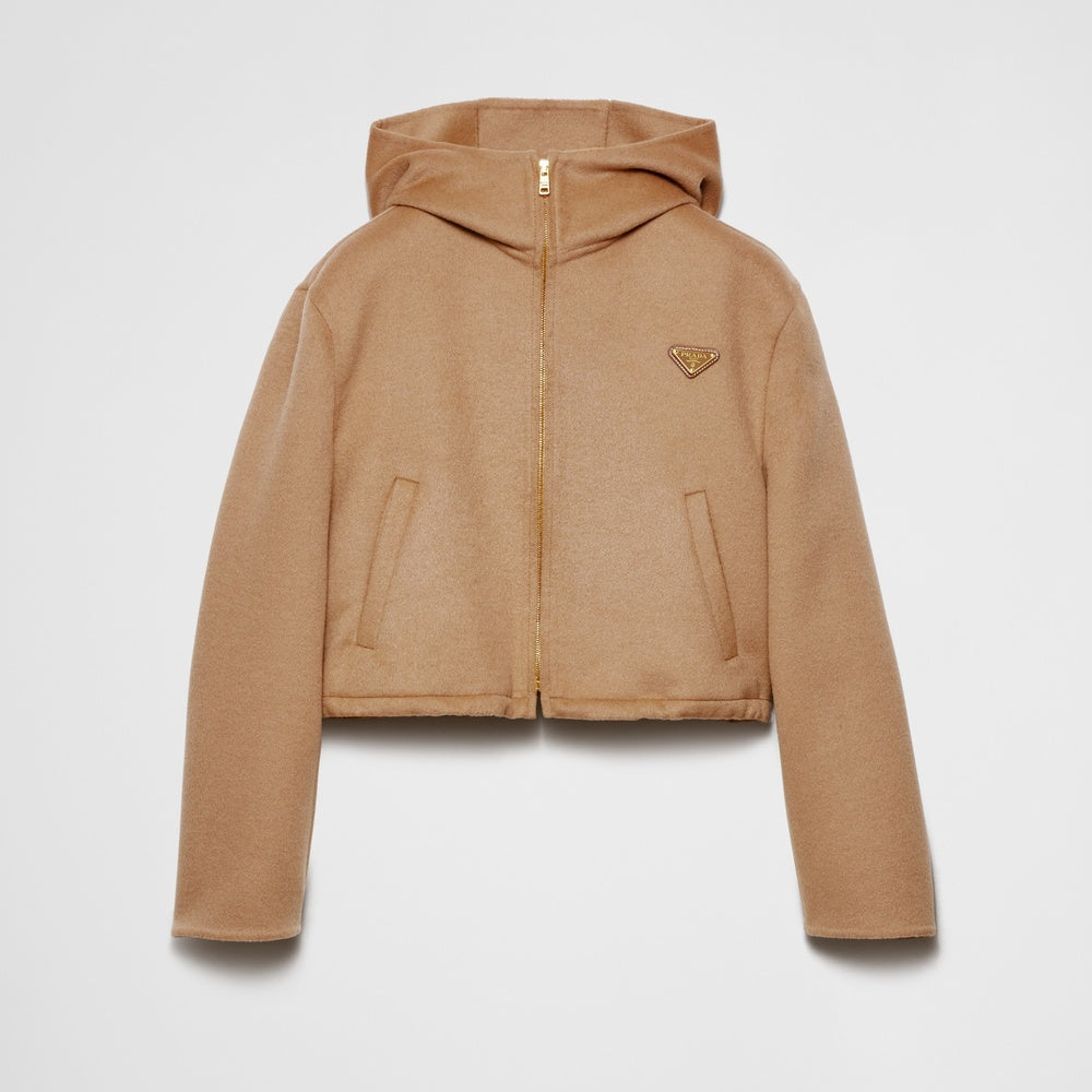Lightweight cashgora blouson jacket