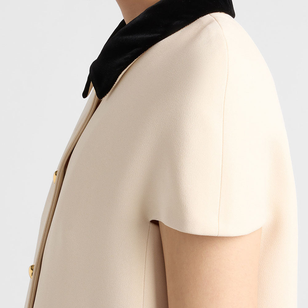 Sablé compact short-sleeved jacket