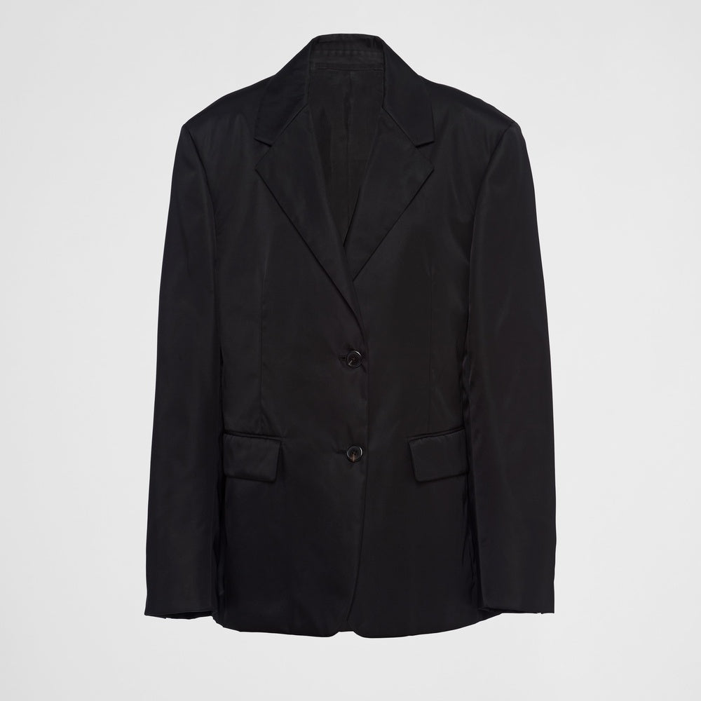 Single-breasted Re-Nylon jacket