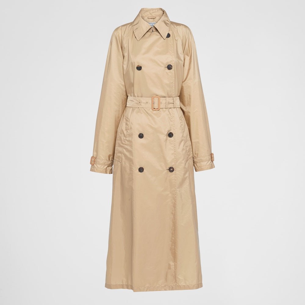 Light Re-Nylon trench coat