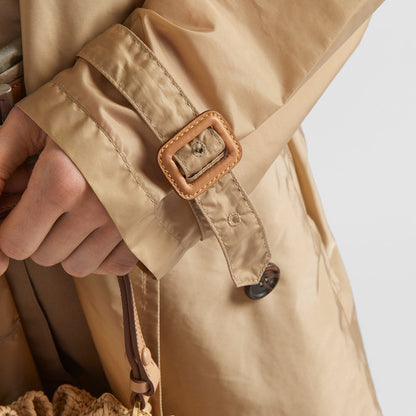 Light Re-Nylon trench coat