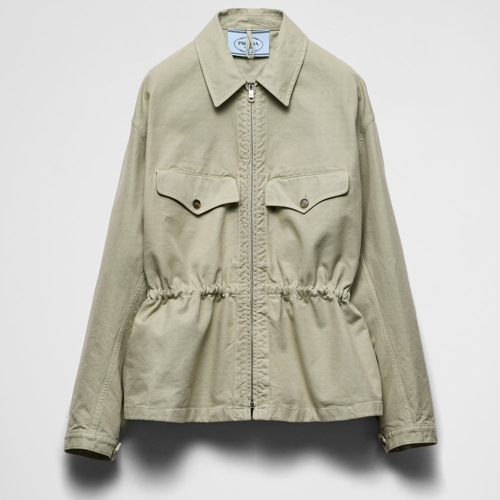 Old canvas blouson jacket