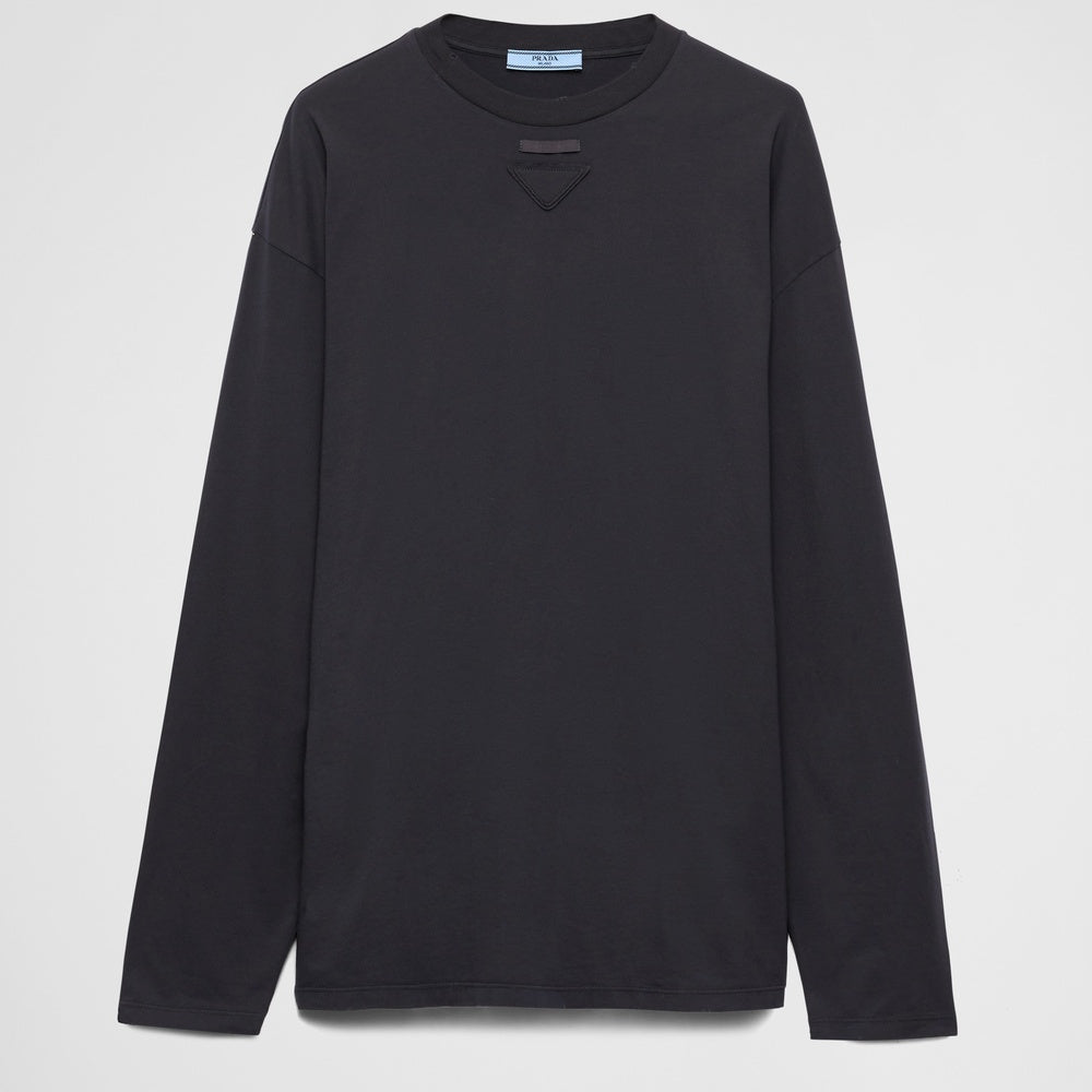 Long-sleeved jersey T-shirt