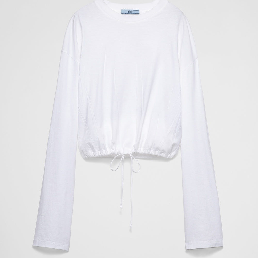 Long-sleeved jersey T-shirt