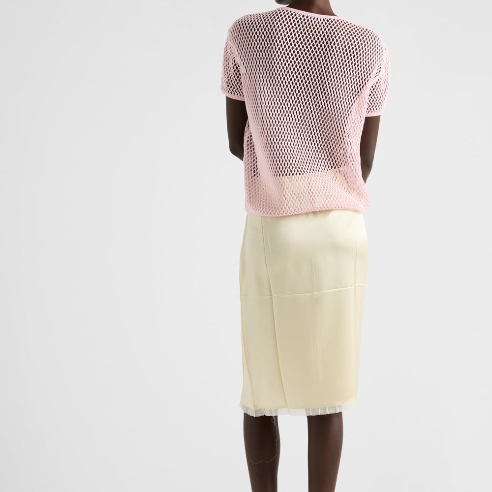 Cotton mesh top