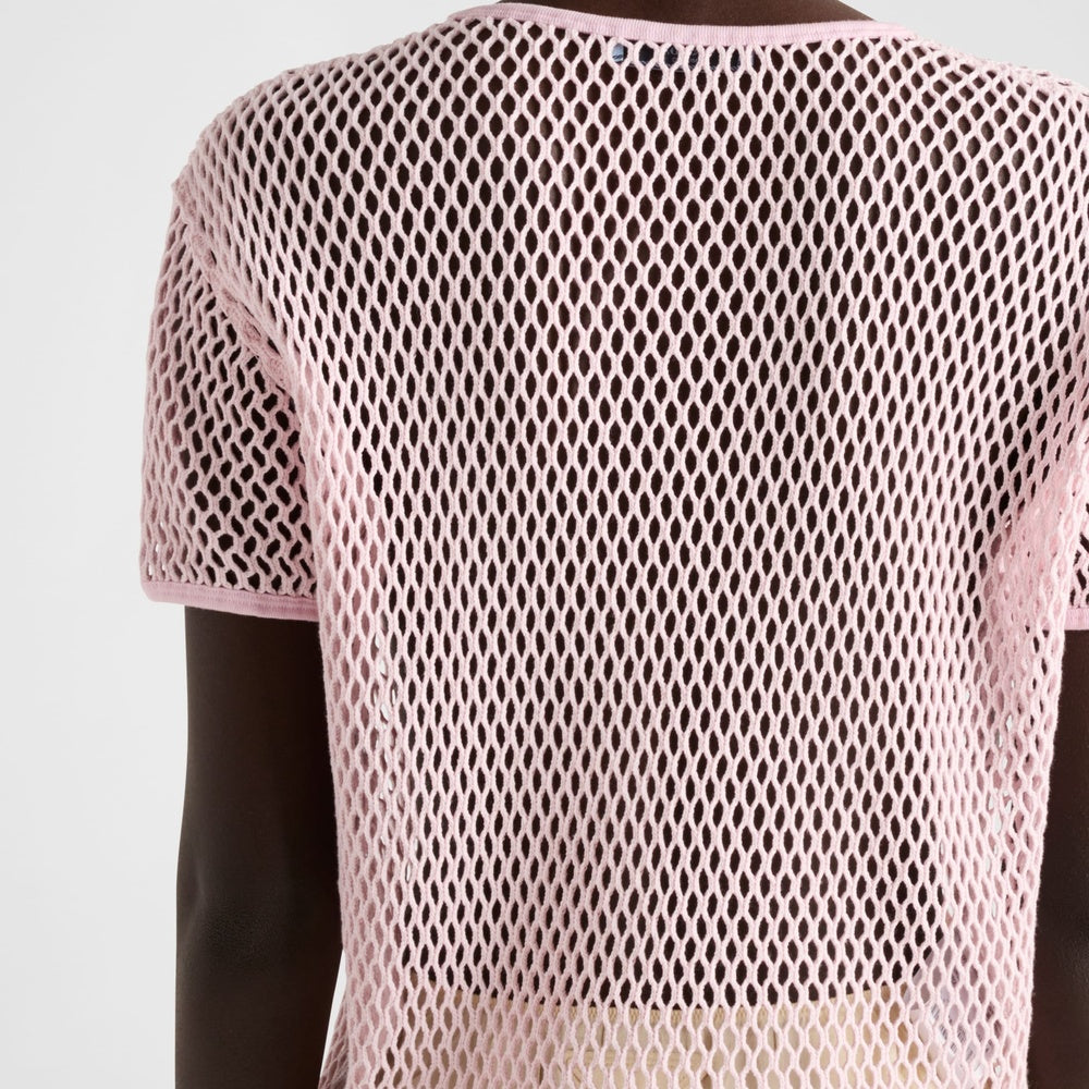 Cotton mesh top