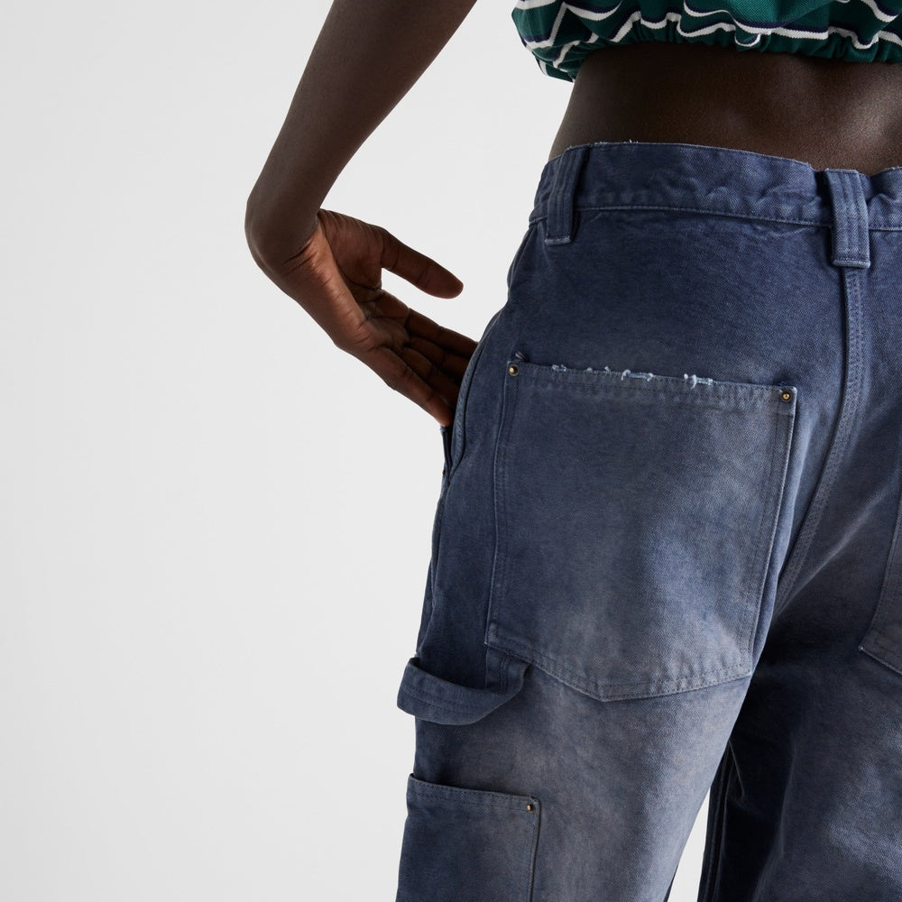 Canvas cargo pants