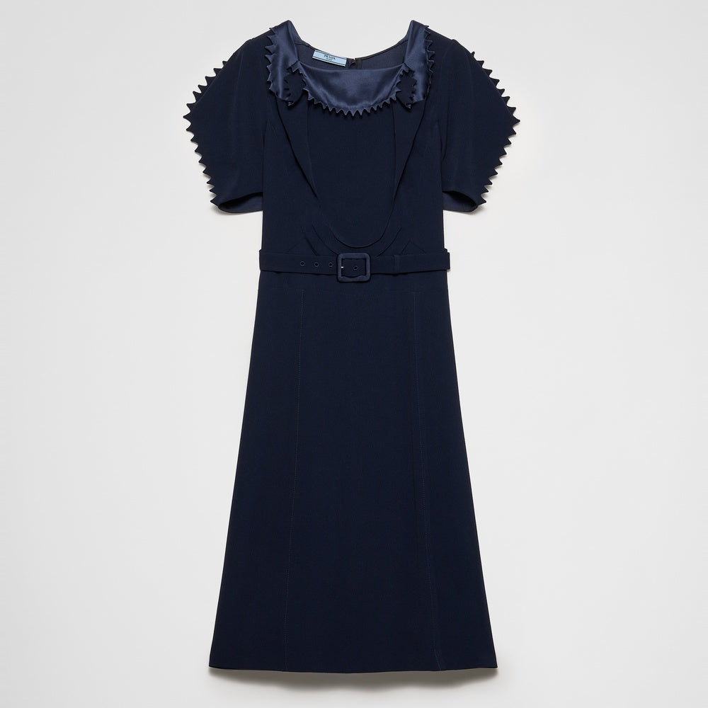 Satin crepe dress