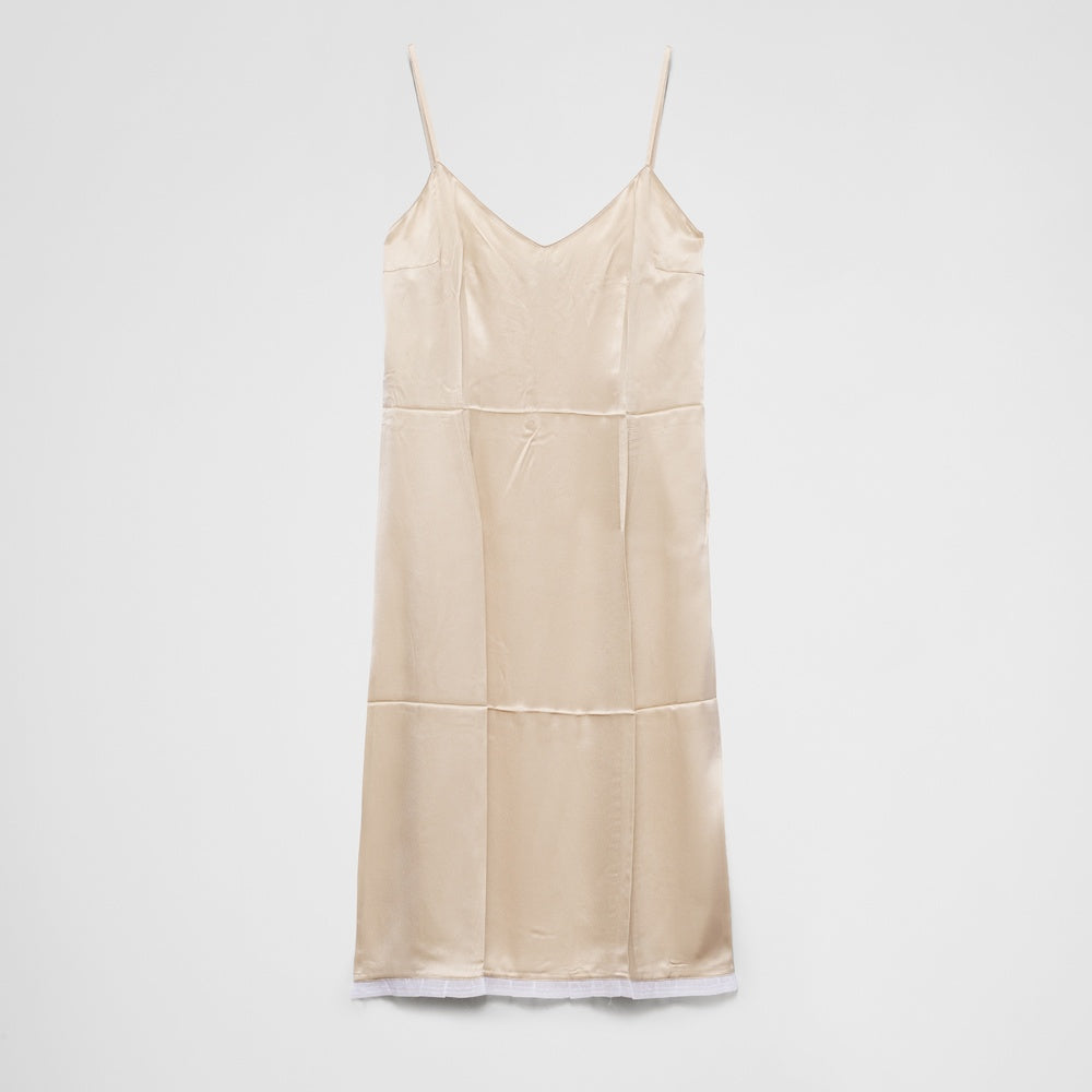 Satin crepe dress