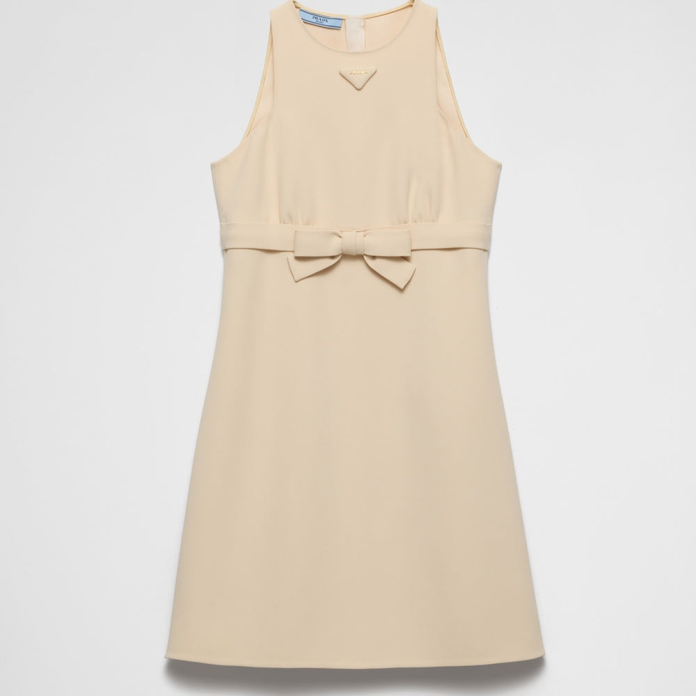 Sable compact mini-dress