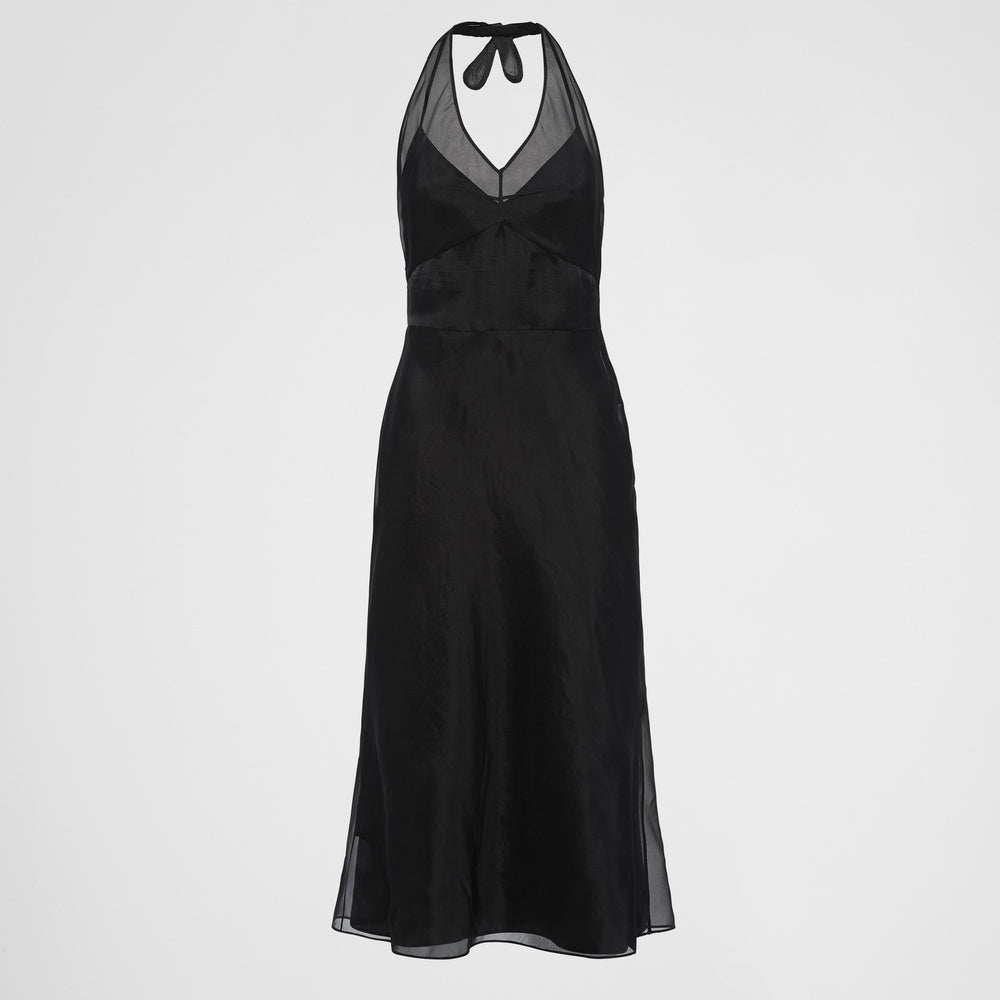 Re-Edition 1995 organza halter dress