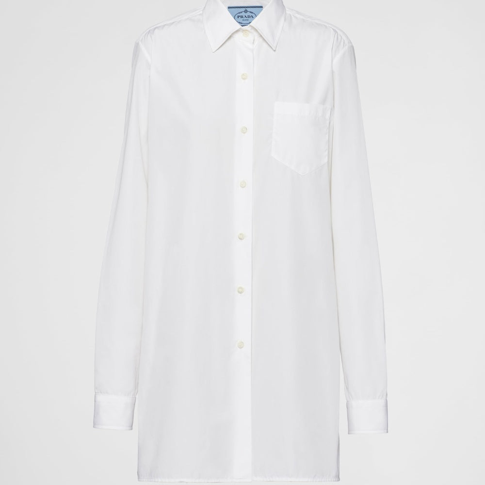 Poplin mini shirtdress