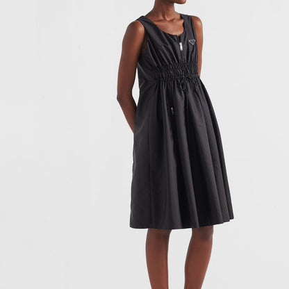 Light Re-Nylon sleeveless dress