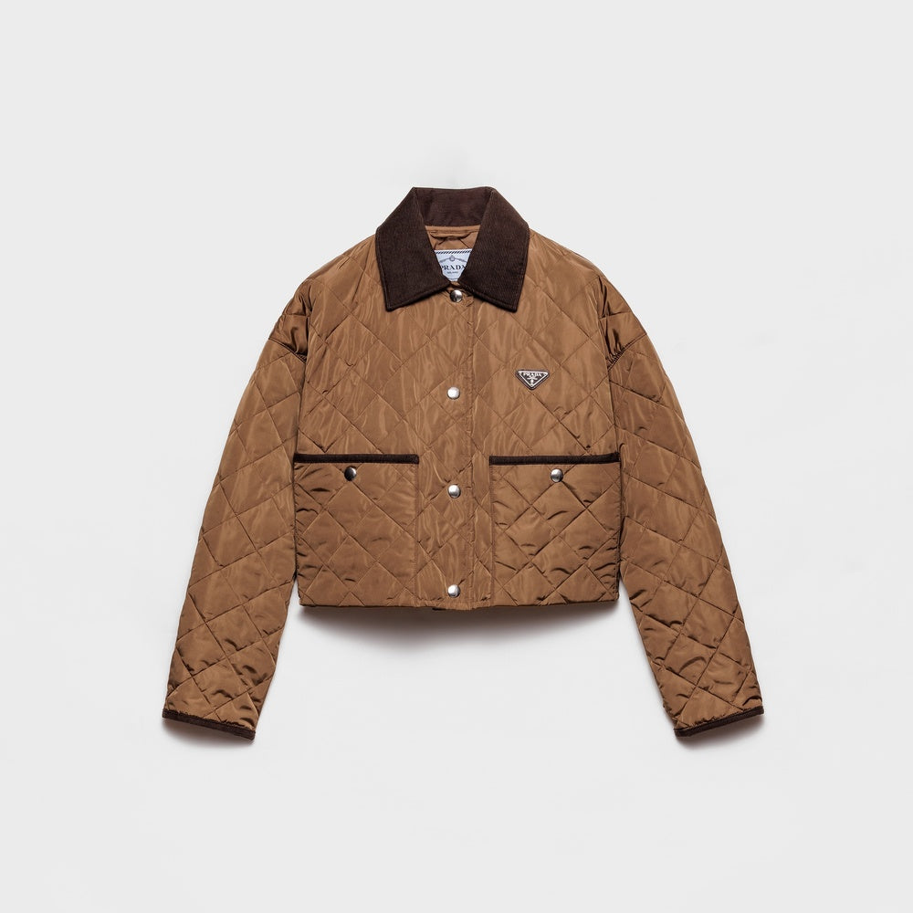 Light Re-Nylon cropped jacket