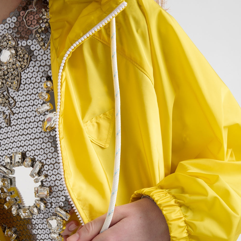 Lightweight Re-Nylon rain jacket