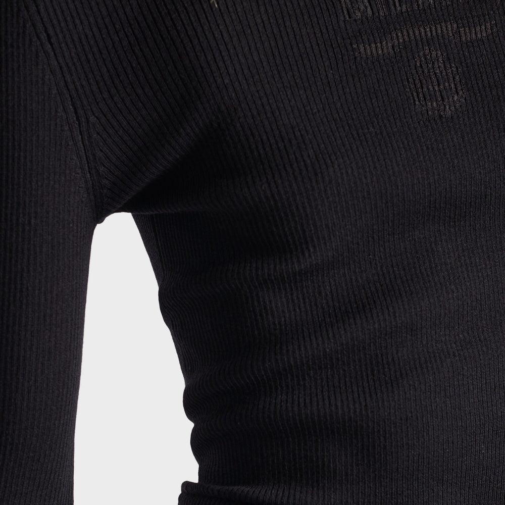 Superfine wool crew-neck sweater