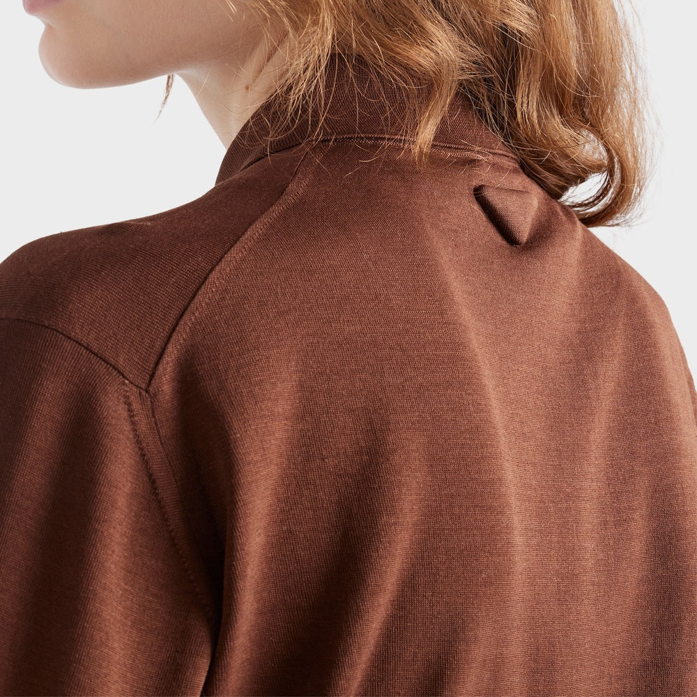 Cotton polo sweater