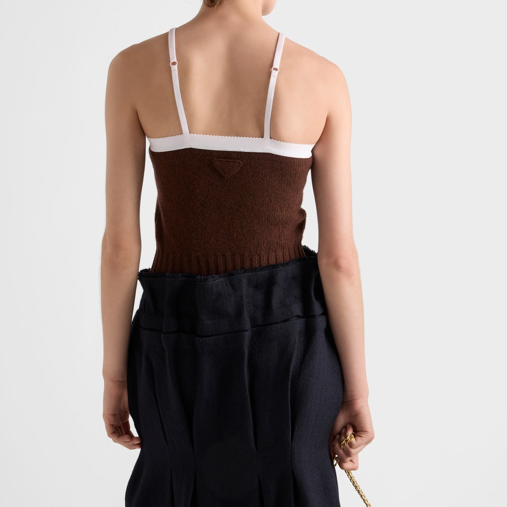 Cashmere and wool top
