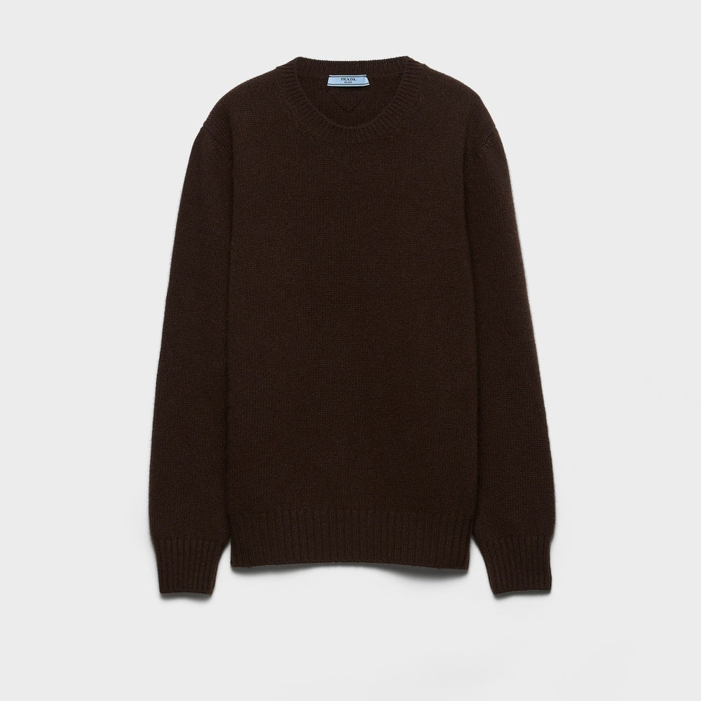 Wool and cashmere crew-neck sweater