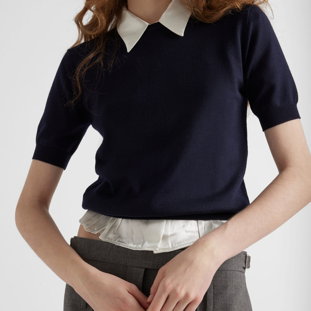Wool crew-neck sweater