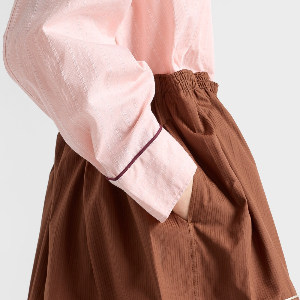 Cotton miniskirt