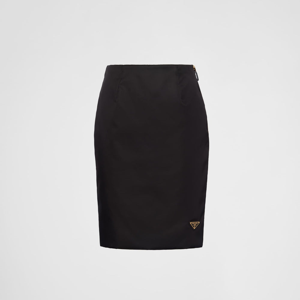 Re-Nylon pencil skirt