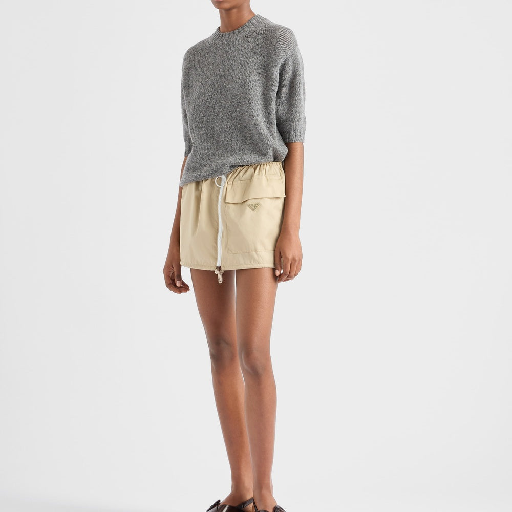 Re-Nylon miniskirt