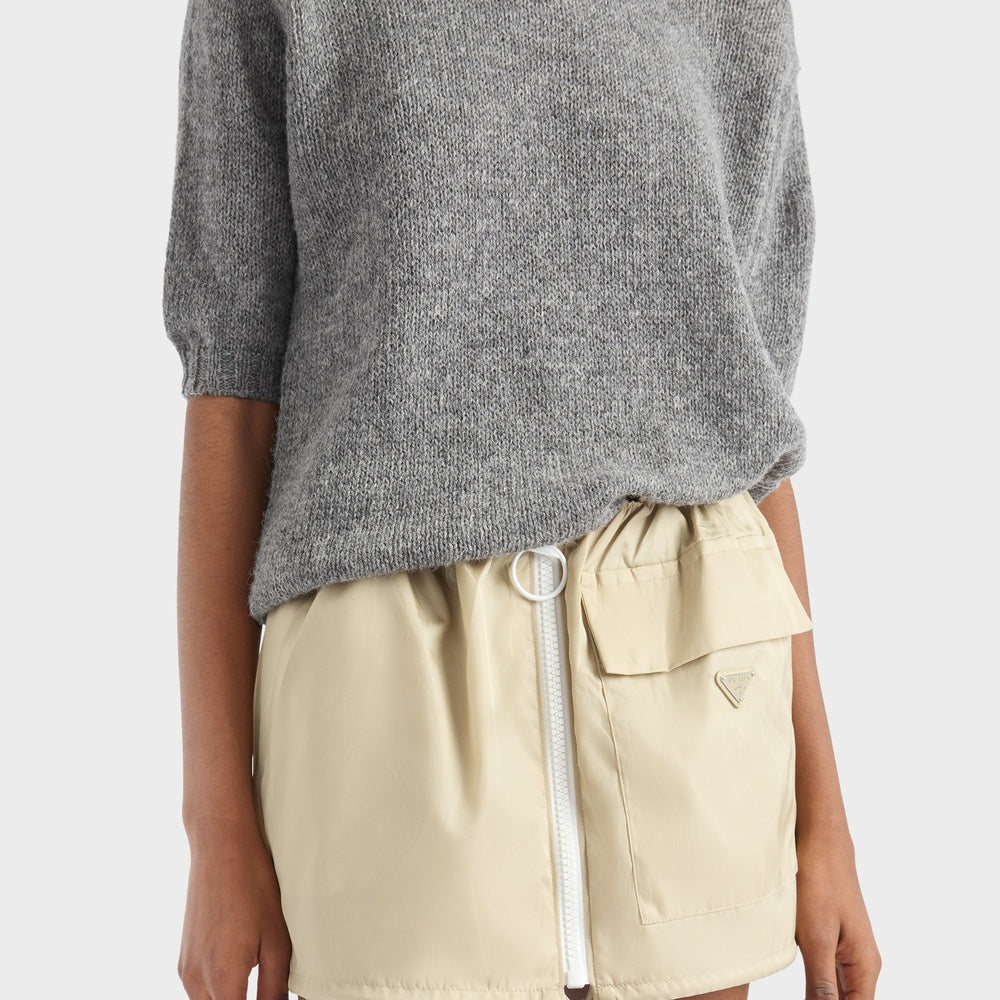 Re-Nylon miniskirt