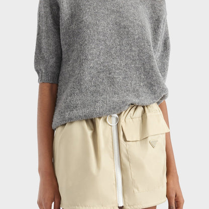 Re-Nylon miniskirt