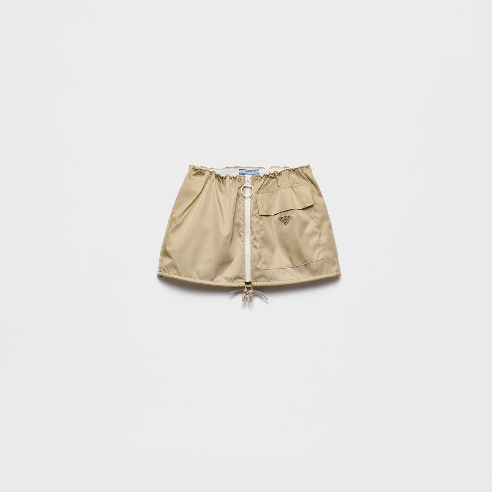 Re-Nylon miniskirt