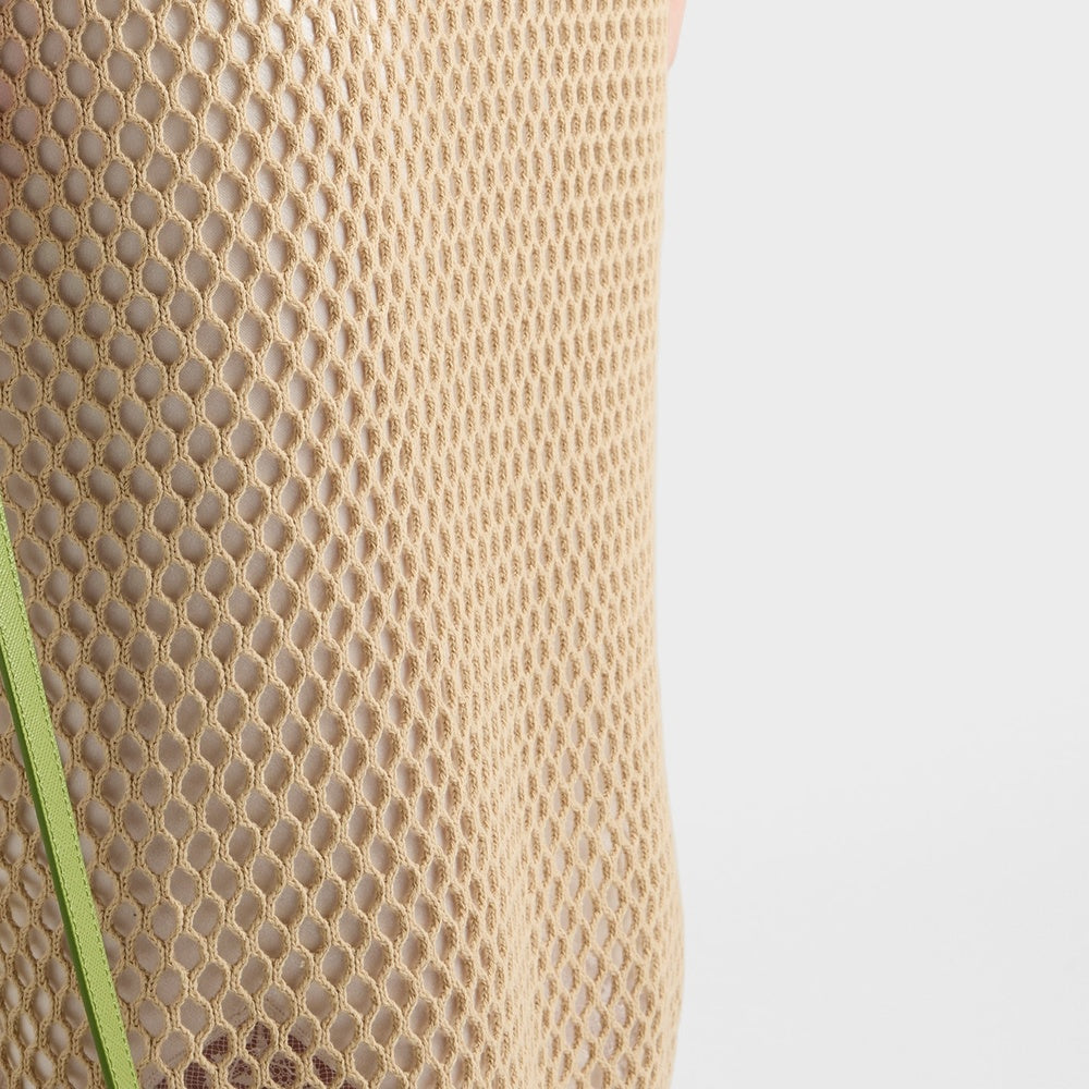 Cotton mesh skirt