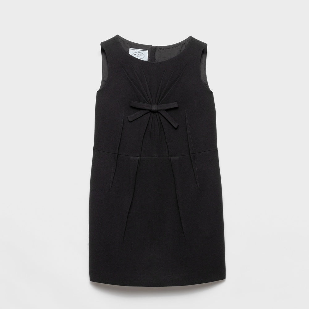 Natté fabric mini-dress