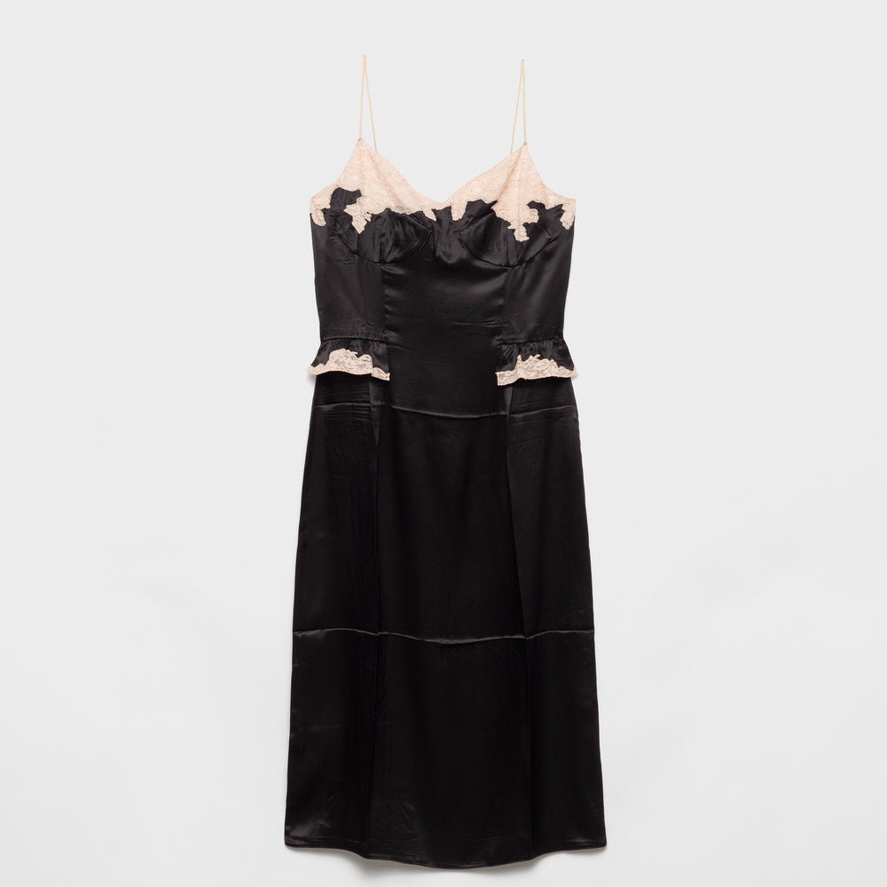 Silk and lace dress