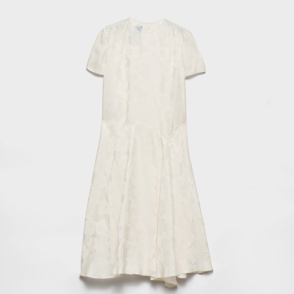 Floral jacquard dress