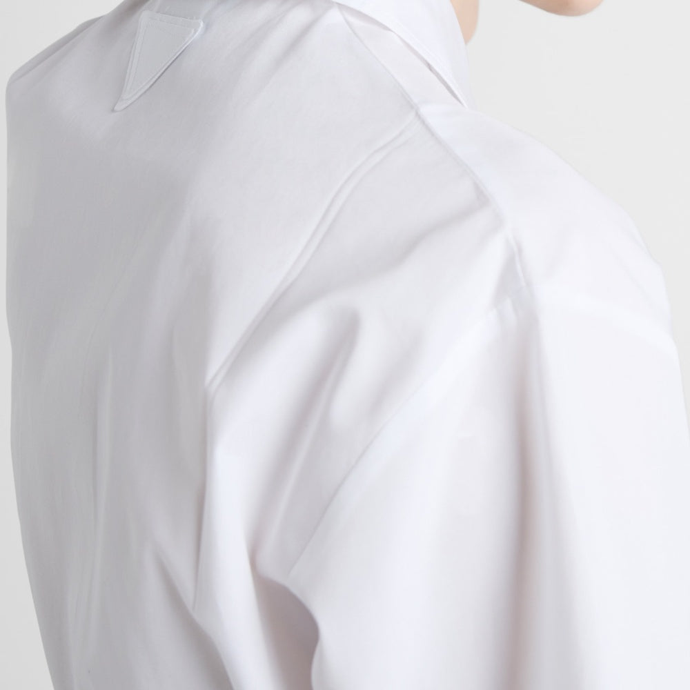 Poplin mini-dress