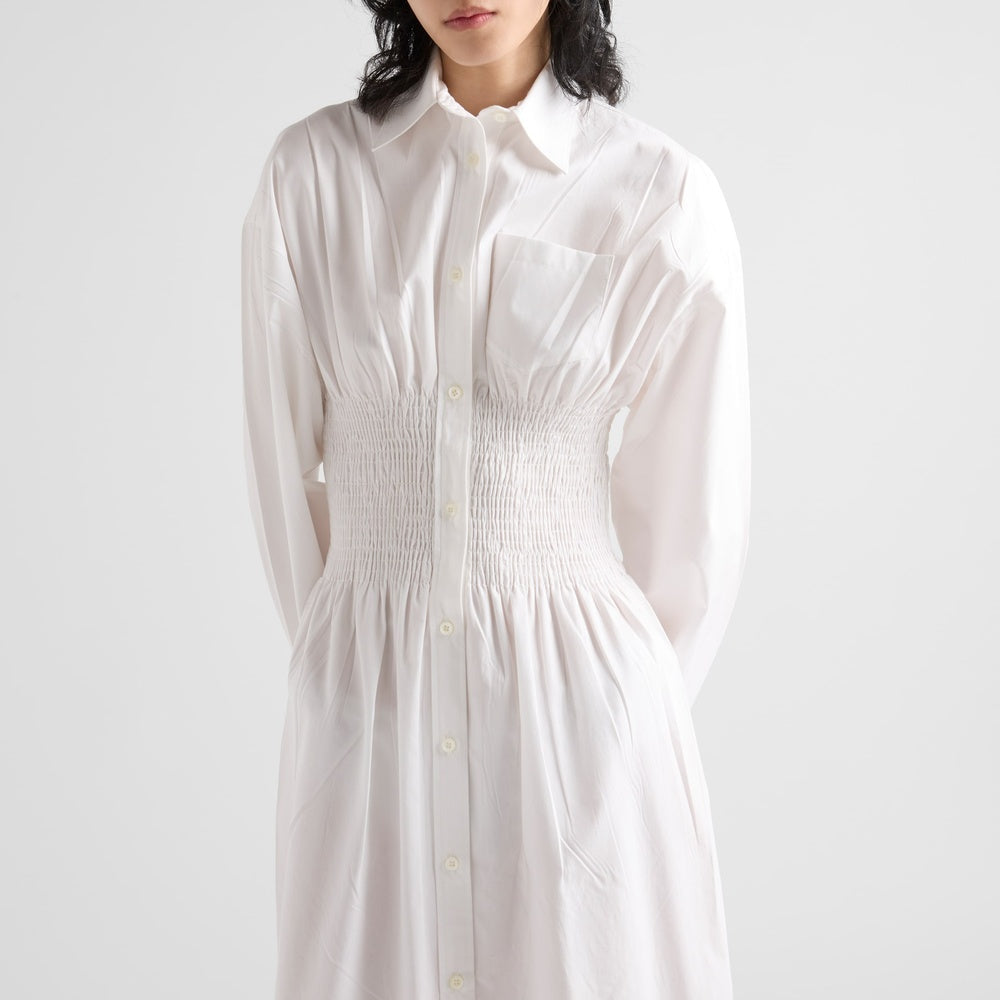 Cotton canvas dress