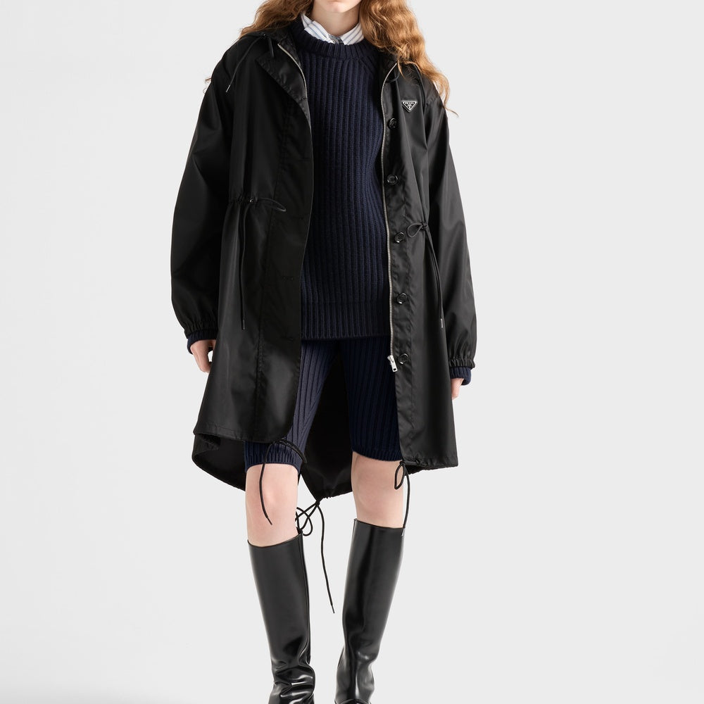 Re-Nylon raincoat