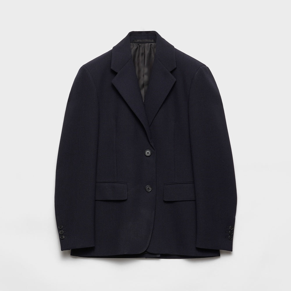 Single-breasted rush stitch jacket