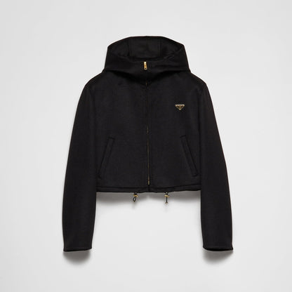 Lightweight cashgora blouson jacket