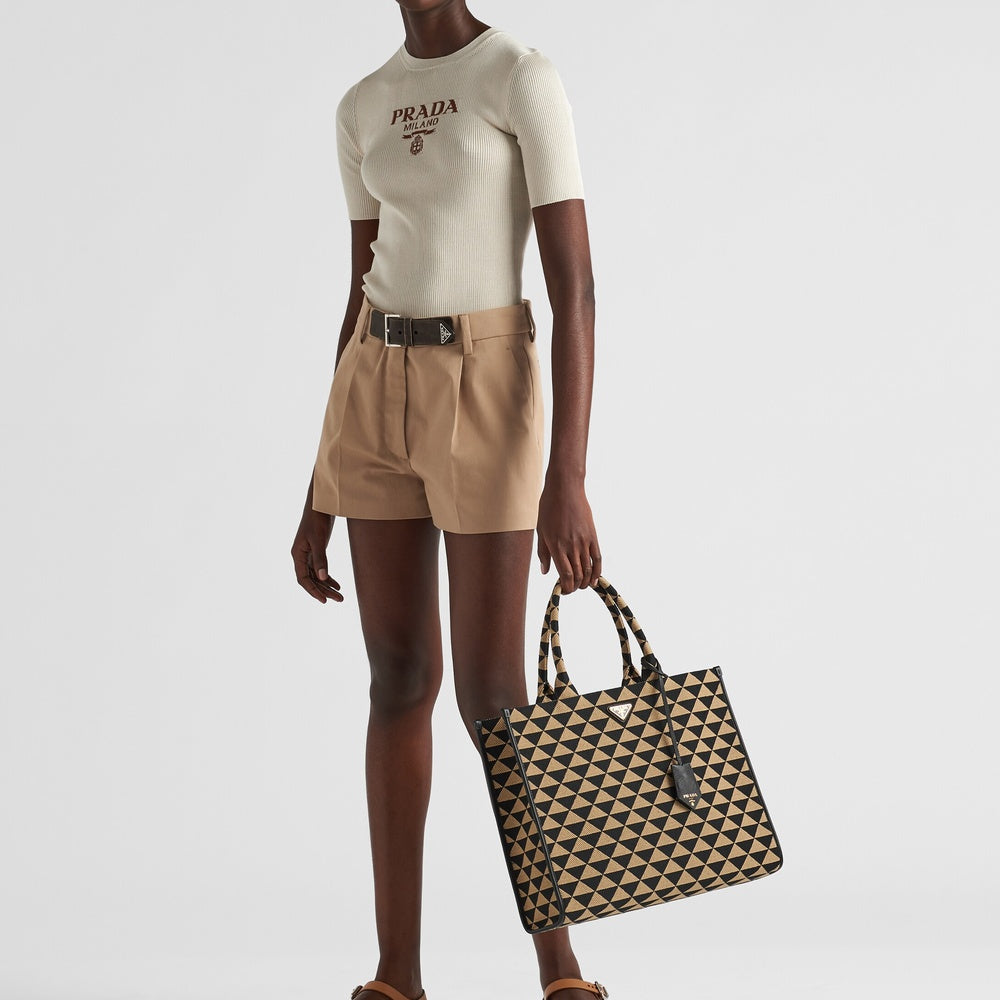 Gabardine shorts