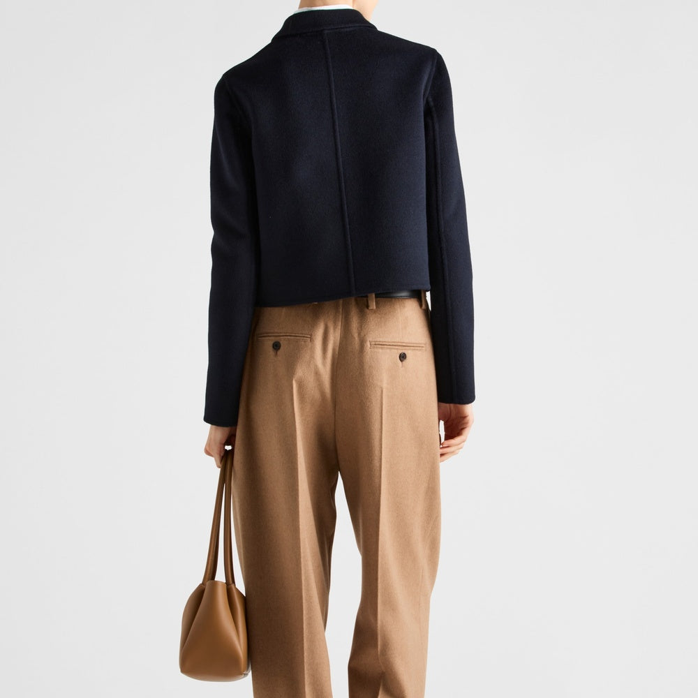 Camel-hair pants